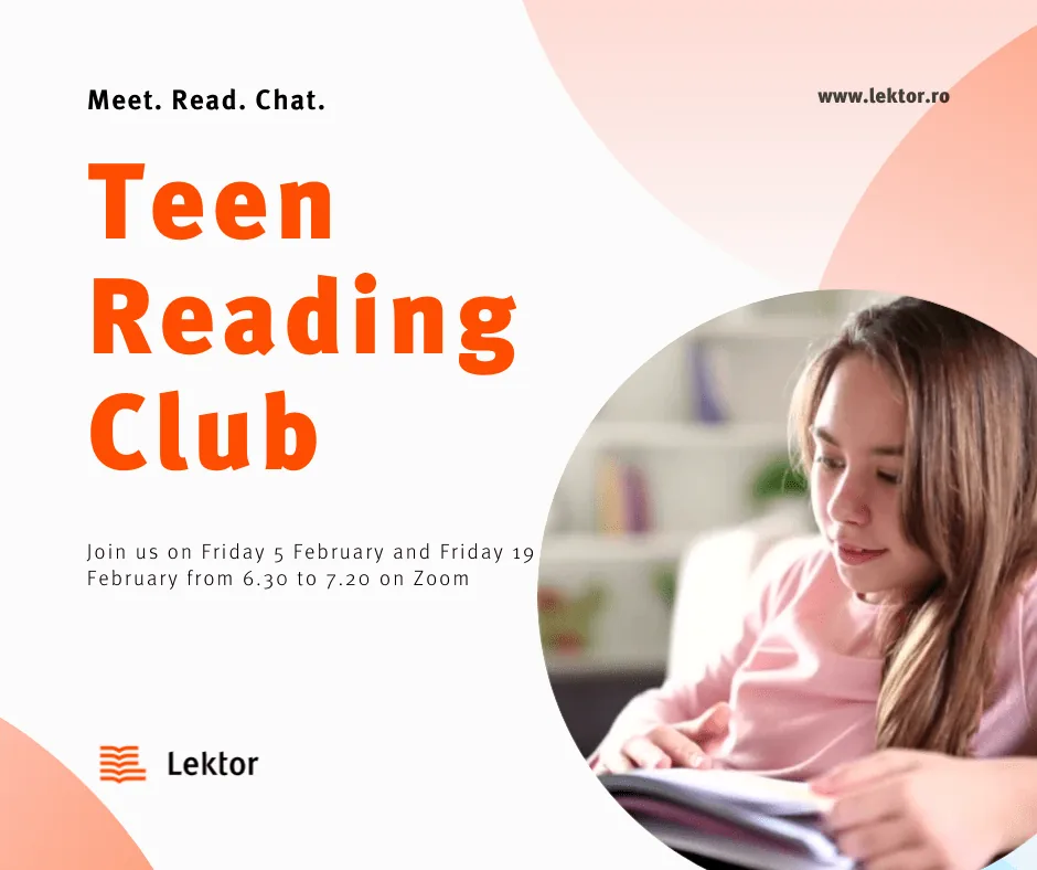 Club de lectură în limba engleză pentru adolescenți