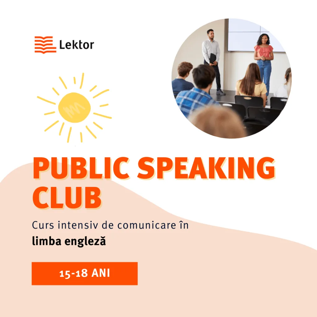 Start înscrieri Public Speaking Skills-nivel avansat