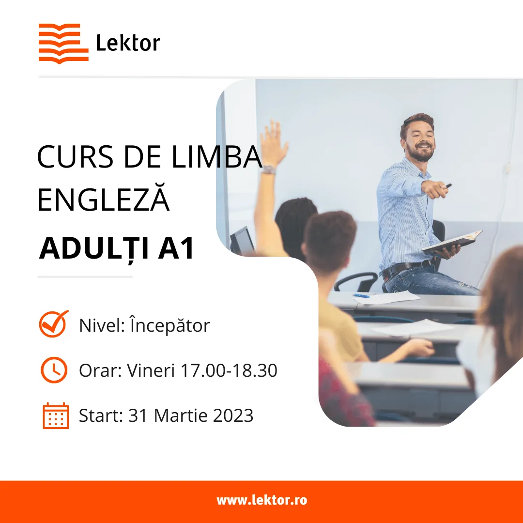 Start înscrieri curs limba engleză începători