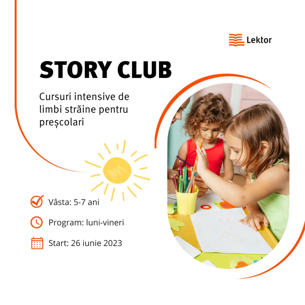 Story Club- Curs intensiv engleză și germană copii 5-7 ani