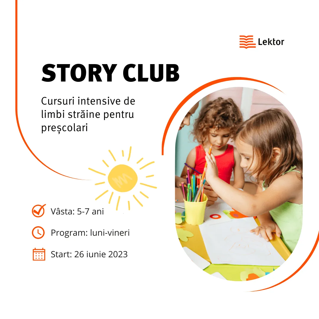 Story Club- Curs intensiv engleză și germană copii 5-7 ani