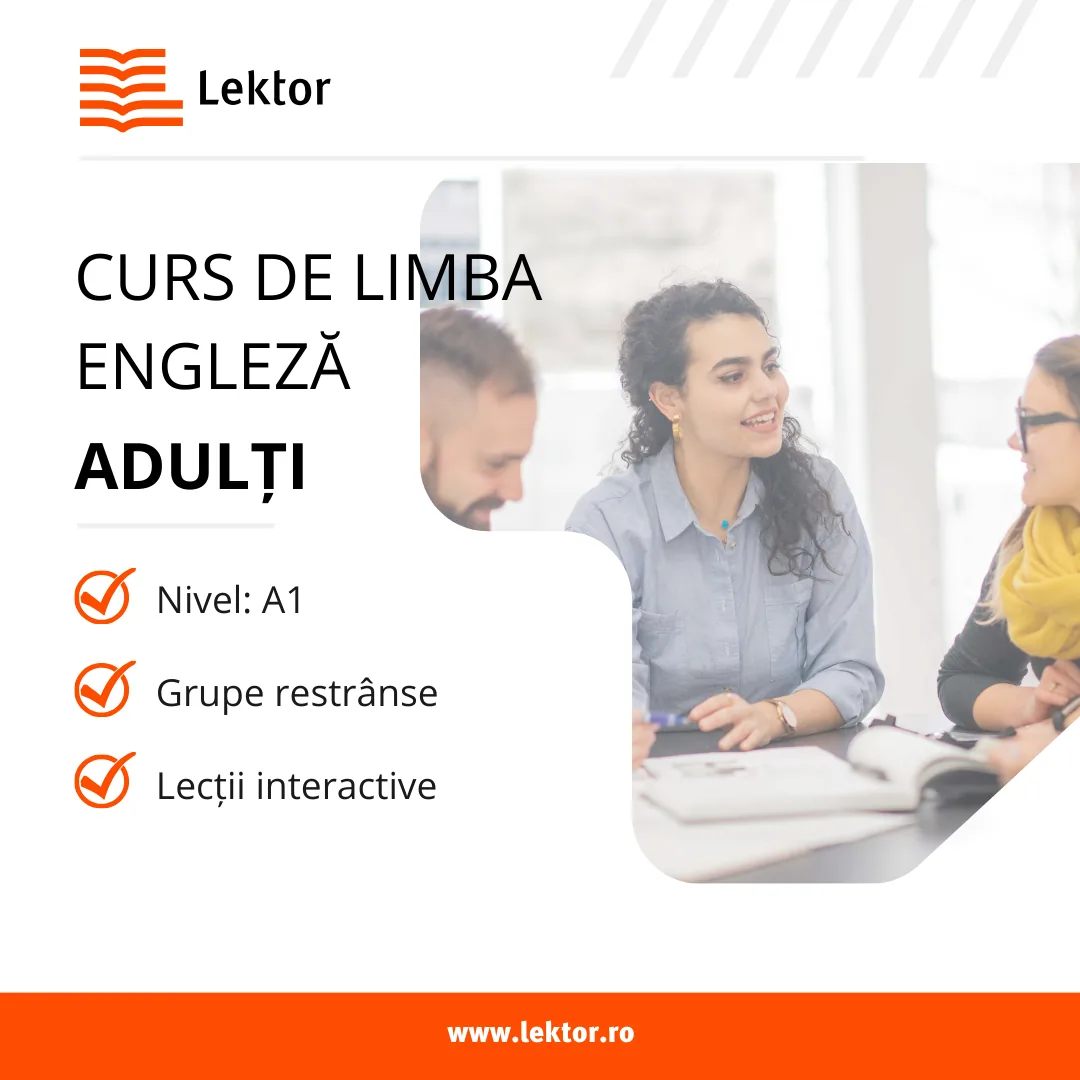 Start înscrieri curs limba engleză nivel A1