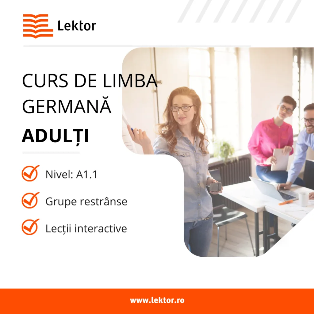 Start înscrieri curs limba germană nivel A1.1