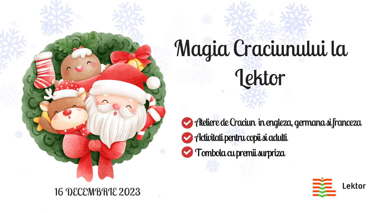 Magia Crăciunului la Lektor