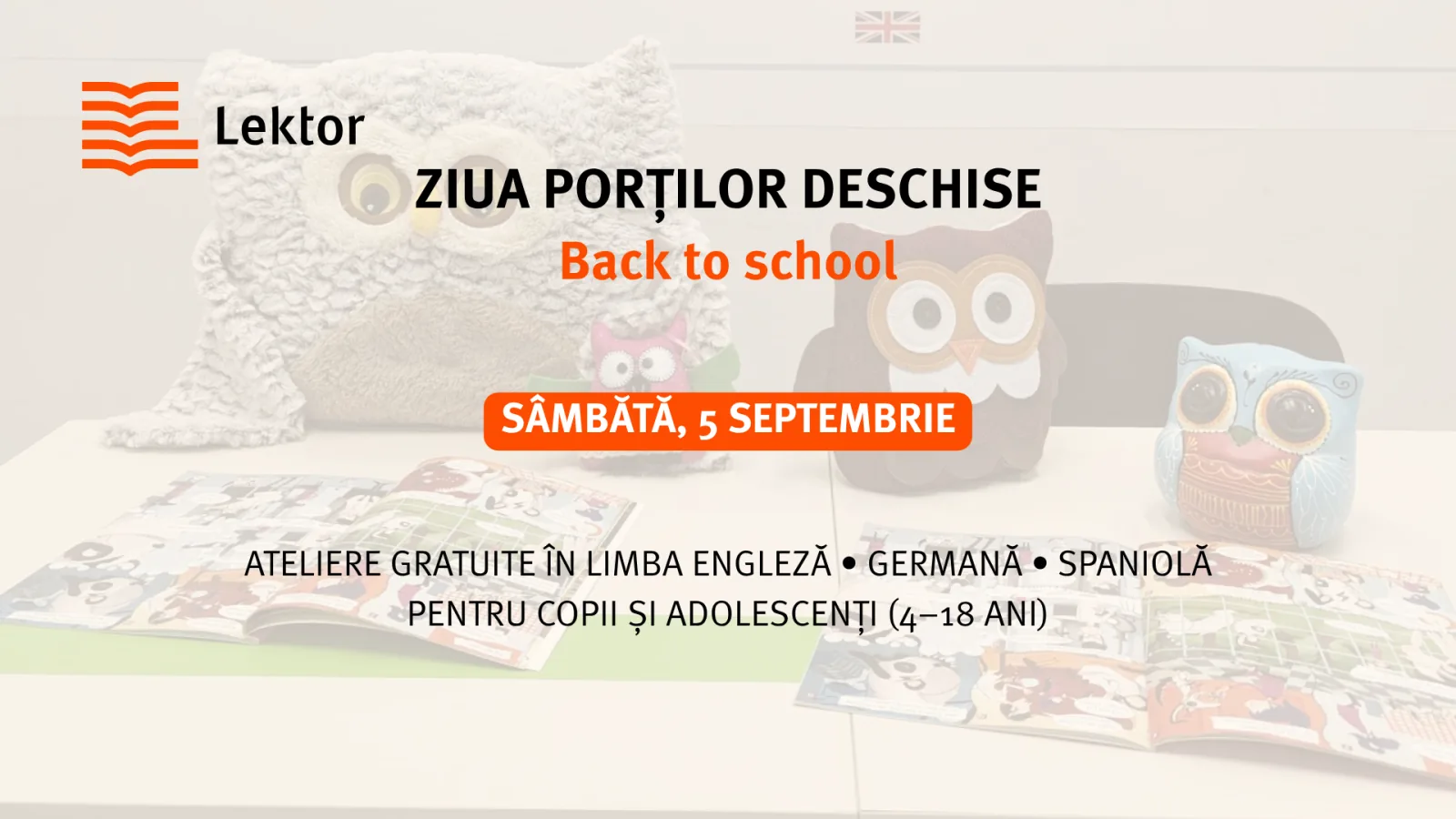 Ziua Porților Deschise – Back to School 2026